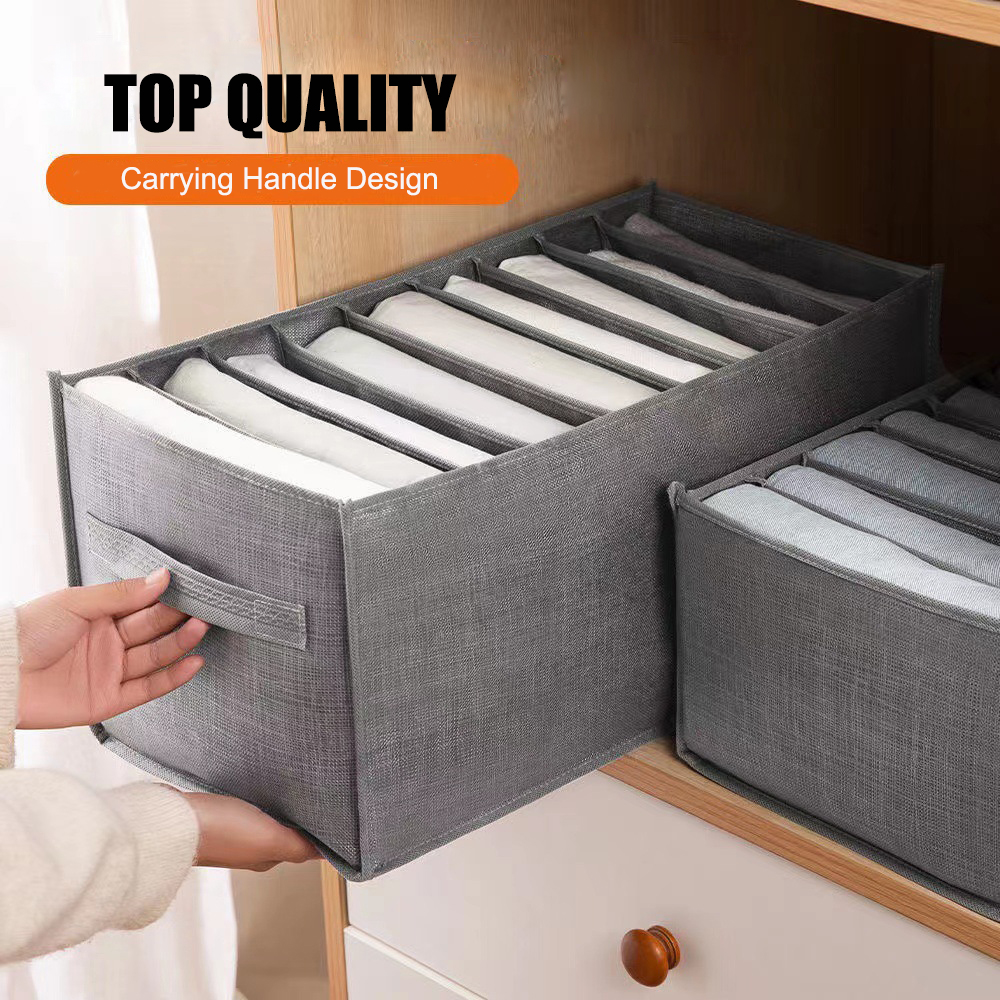 Kleding Jeans Opbergdoos Garderobe Kleding Organisator Grote Capaciteit Divider Organisatie Organizer Ondergoed Beha Sokken Dozen