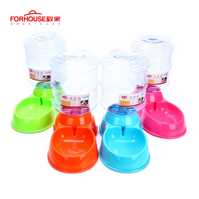 Comedero de perro automático para mascotas, tazón de viaje, alimentador de alimentación, fuente de beber para gatos y perros, dispensador de agua, tazón de comida para perros