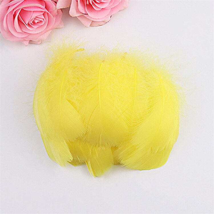 100 Uds macarrones pluma colorida globos Bobo transparentes rellenos decoraciones para cumpleaños y bodas caja de globo DIY artesanía relleno pluma: Multicolor