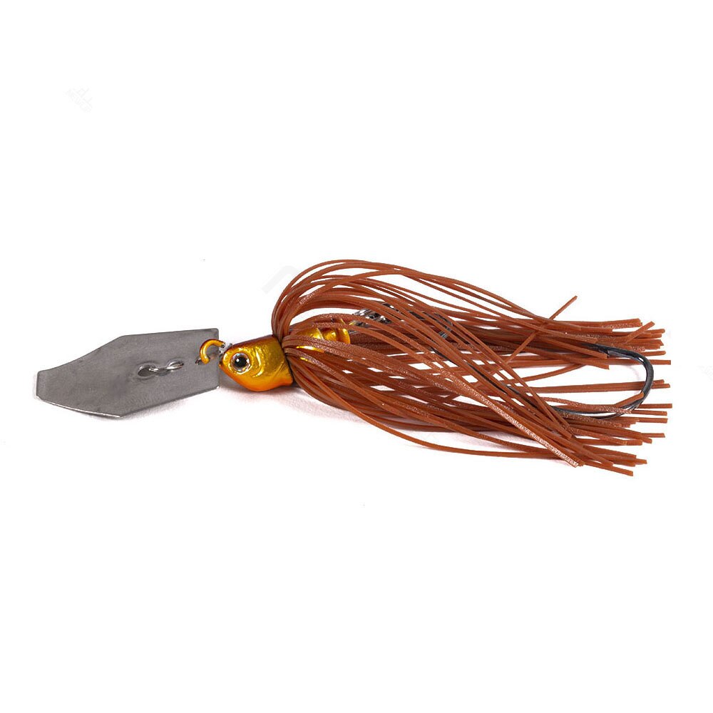 1pcs Fishing Lure 10cm 11g Blade Metal Bait with Rubber Skirt Isca Artificial Weedless Wobbler Buzzbait Chatterbait Jigging Lure: 2