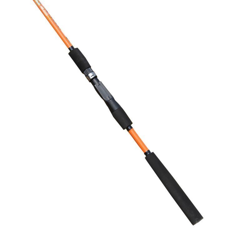 1.6m1.8m Spinning Fishing Rod Lure Wt:7-30g Carbon Fiber Ultralight Spinning Rods 2section Fast Action Lure Casting Fishing Pole: Orange / 1.8m