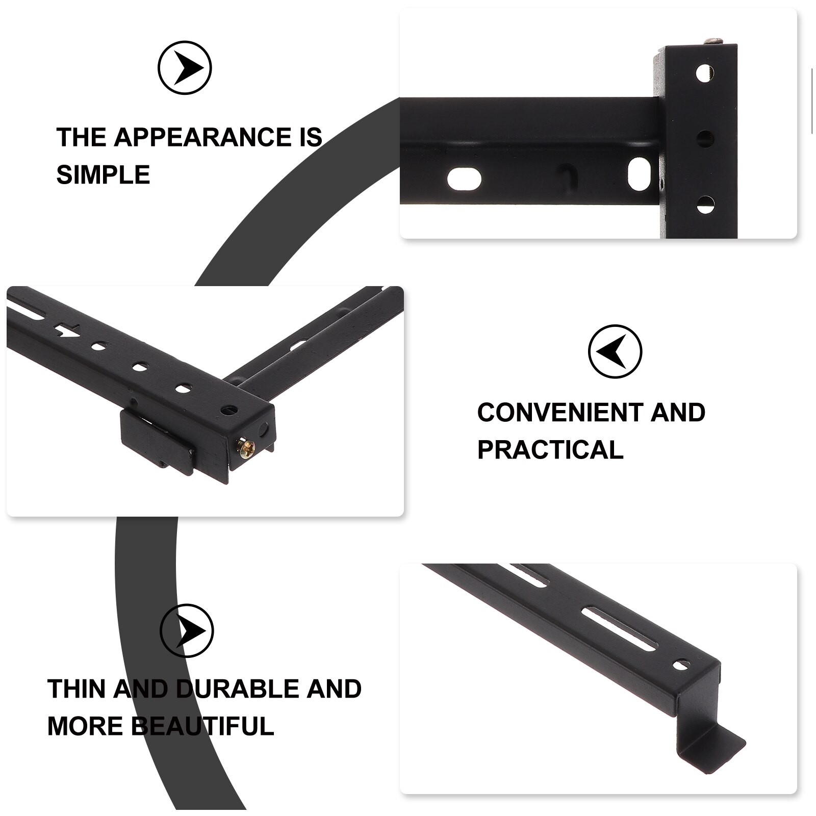 Fixed TV Wall Mount Stand TV Monitor Fixed Mounting Bracket TV Monitor Hanger
