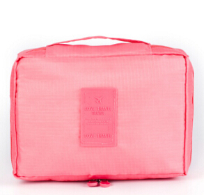 FLYING BIRDS Cosmetic case Makeup bag wash bag Women portable Bag toiletry Storage waterproof Travel Bags LS8973 LM4092fb: pink cosmetic bag