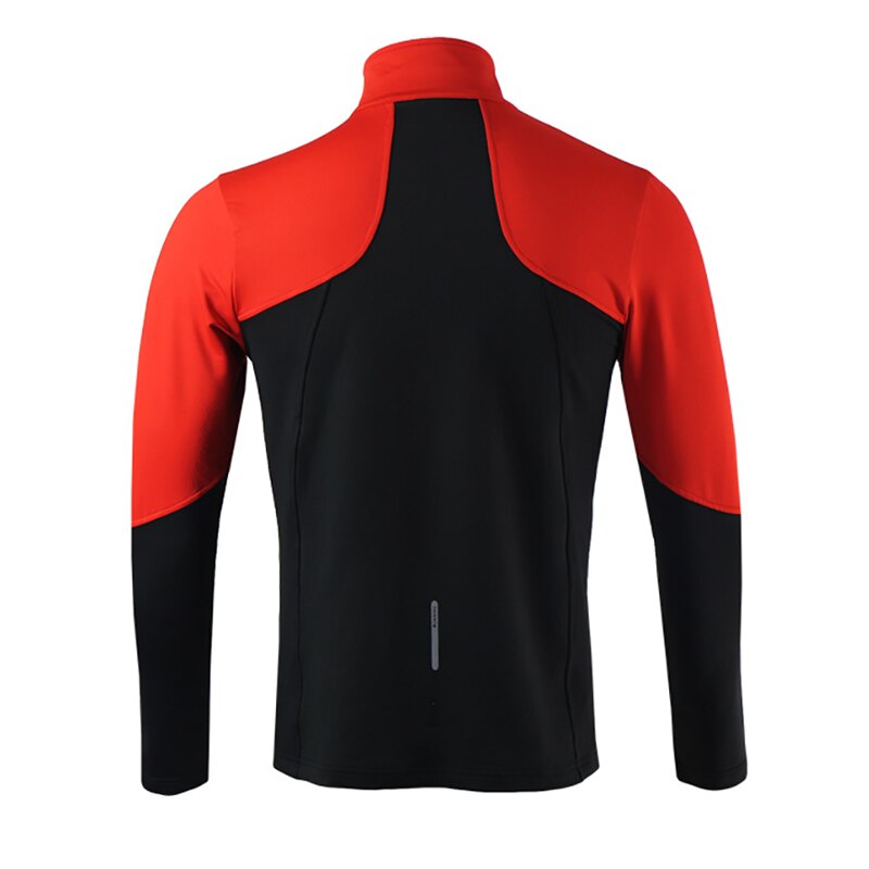 Jaqueta de corrida respirável masculina gola alta à prova de vento secagem rápida ao ar livre esporte jogging casaco