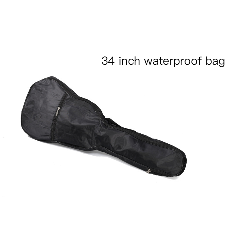 30/34/36/38/40/41-Inch Elektrische Reizen Gitaar Tas Soft Case met dubbele Bandjes Rugzak Side Portable Handvat Boek Pocket