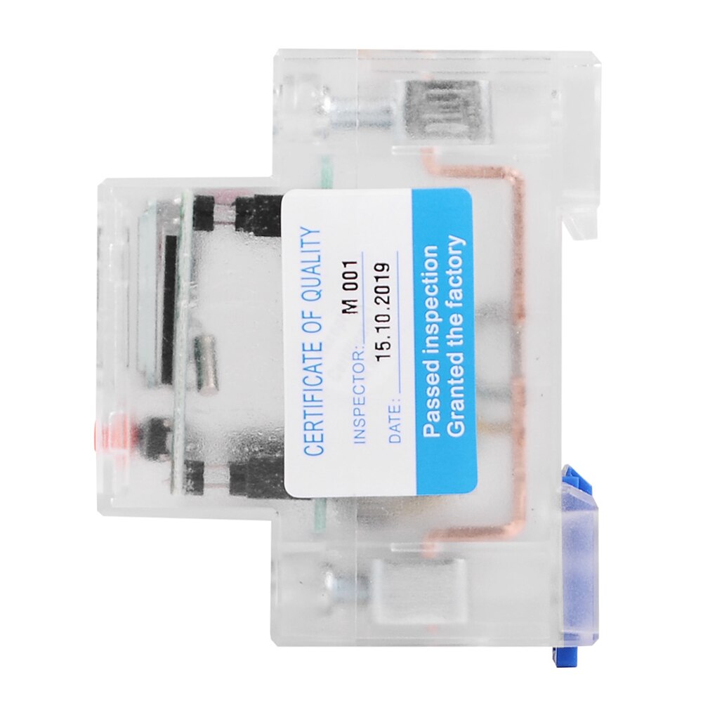 Power Factor electric energy Ammeter Voltmeter Din Rail Single Phase LCD Digital Power Consumption Electric Socket Analyzer