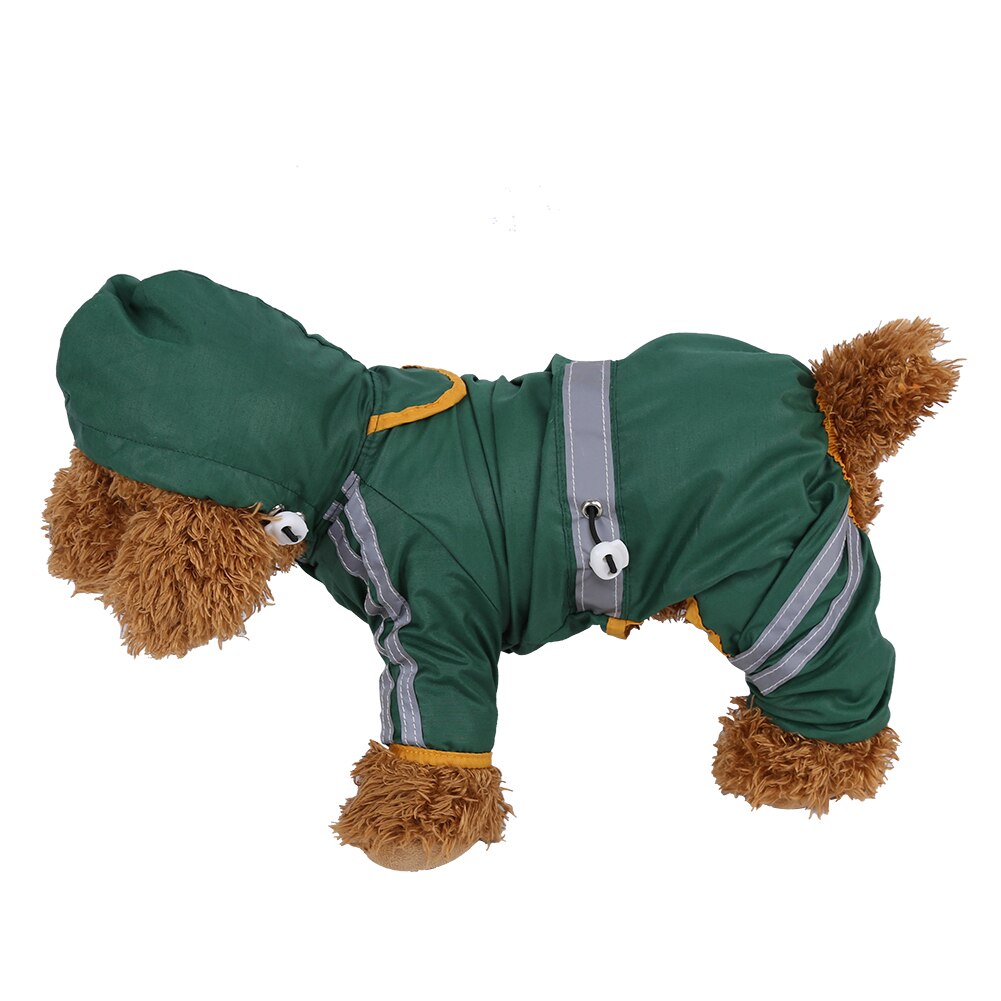 Pet Honden Regenjas Waterdichte Jas Hond Kap Regenhoes Outdoor Bescherming Kleding Hond Lente Zomer Reflecterende Regenjas