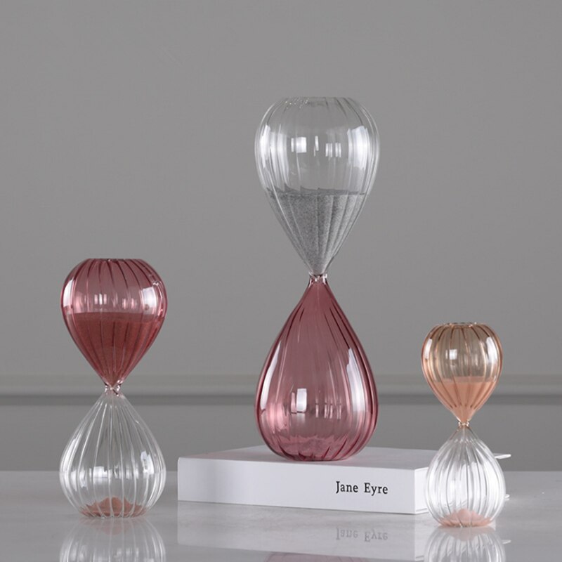Creatieve Kleurrijke Zandloper Klok Zandloper 10/30/60 Minuten Zandloper Timer Home Decoratieve Items Kunst Cadeaus Voor Kids Ampulheta
