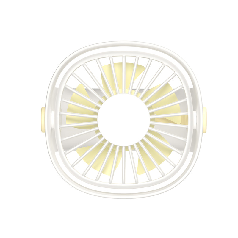 USB Personal Mini Fan Cooler Portable Quiet Desktop Desk Silent PC Outdoor Office 3 Speed Cooling Fan: white