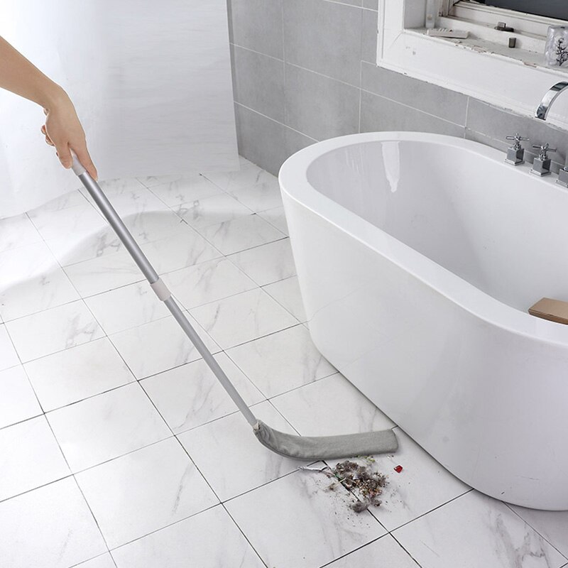 Long Handle Bedside Dust Brush Cleaner Microfibre Duster Bed Bottom Gap Cleaning Brush Sweeper Household Cleaning Tools
