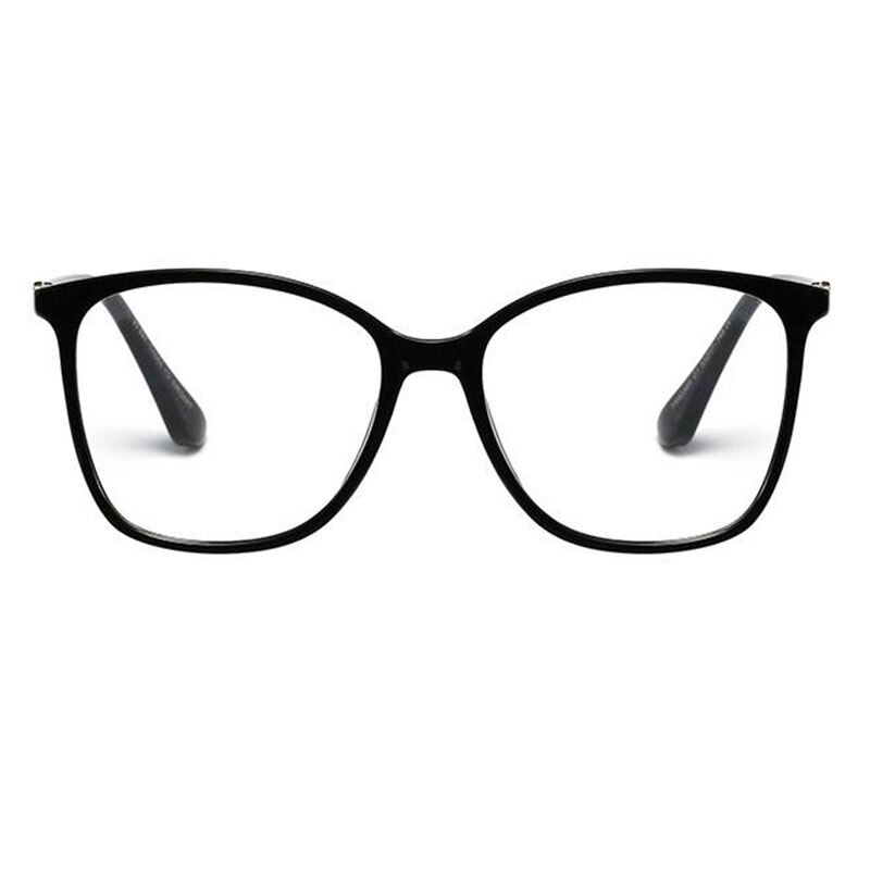Pearl white Glasses Frame Men Women Oculos De Grau Vintage Clear Lens Eyeglasses Reading Myopia Glasses Cat Eye Big Eyewear