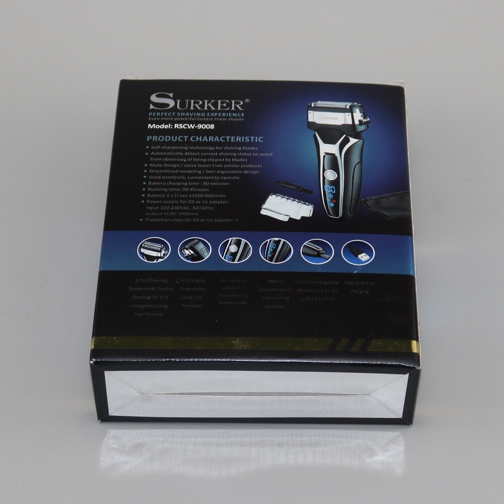 Pro Mannelijke Elektrisch Scheerapparaat Baard Folie Scheerapparaat Voor Mannen Oplaadbare Facial Scheren Machine Body Reiniging Scheerapparaat Hoofd Usb