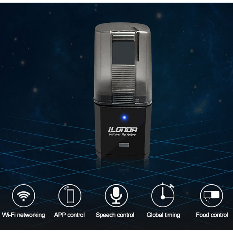 Wifi Wireless Intelligent Remote Control Fish Tank Food Dispenser Aquarium Fish Feeder