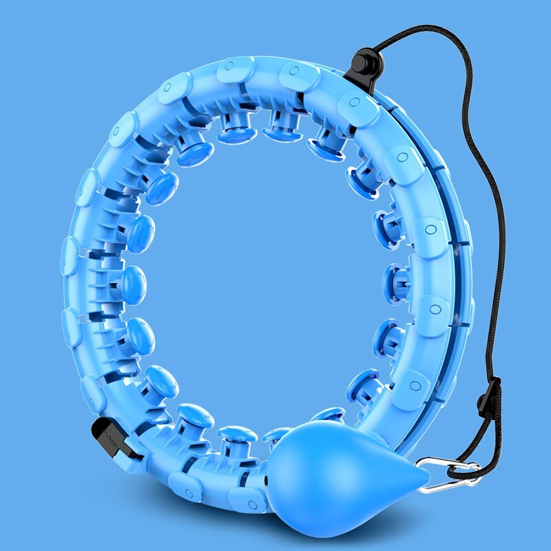 24 Stukken Smart Afneembare Finess Hoop Taille Trainer Voor Afslanken Massage Afvallen Sport Thuis Gewogen Hoepel Smart Ring