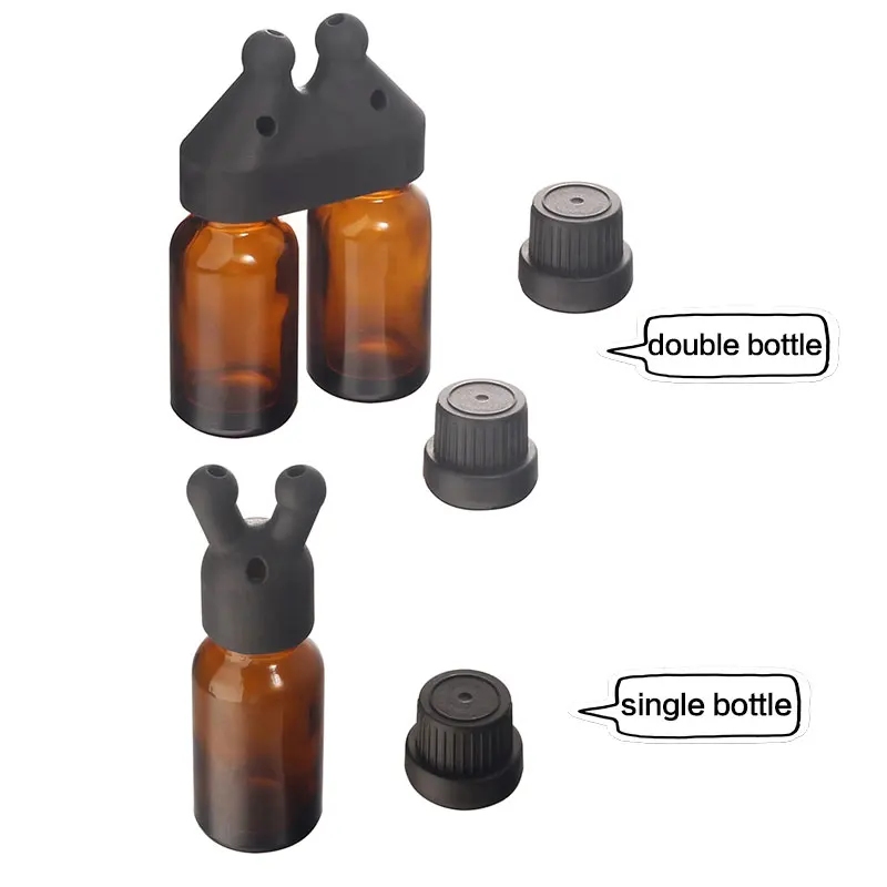 Auslaufsicherer Aroma-Inhalator für ätherische Öle, Mini-Inhalator für ätherische Öle und Parfüm-Inhalator, Flasche, Inhalator für ätherische Öle
