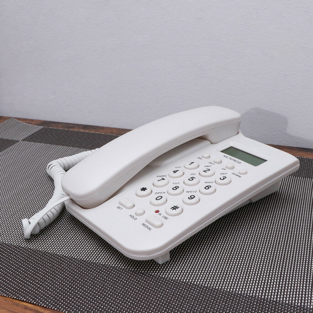 DTMFincoming caller Home Hotel Wired Desktop Wall Phone Office Landline Telephone Black White Cordless Fixed Phone Wireless