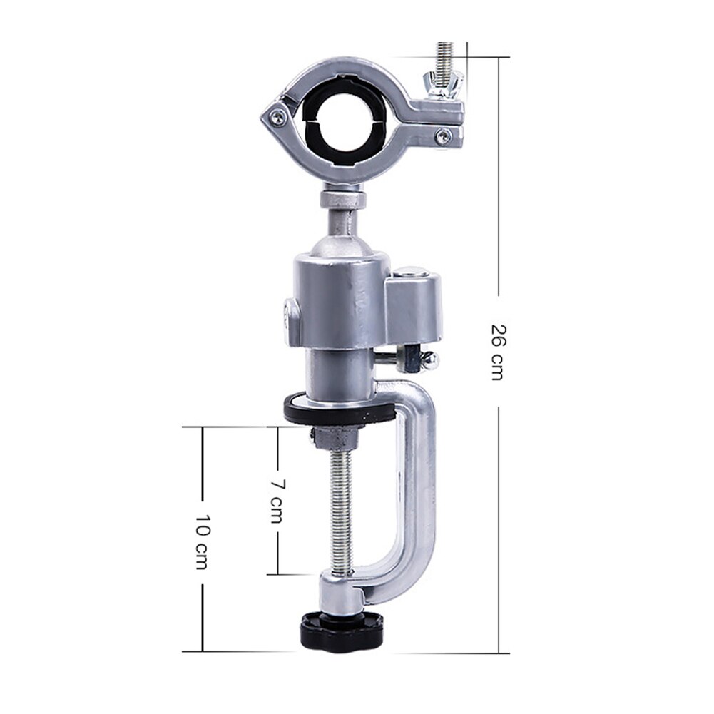 360 Rotating Swivel Bench Universal Vise Clamp Rotating Clamp-on Bench Holder Mini Electric Drill Stand Grinder For Woodworking