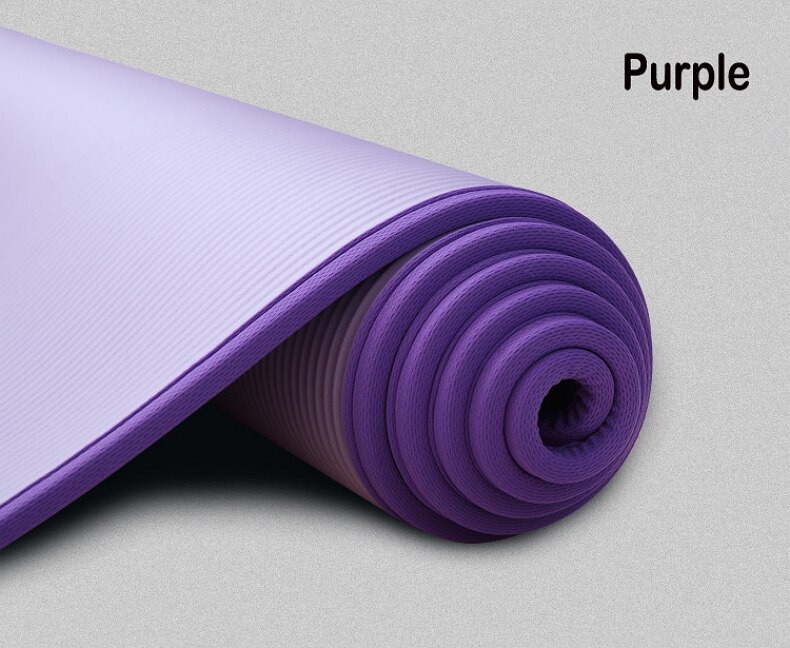 10mm Yoga matt Dicken Yoga Akupressur matt Meditation Anti-Unterhose matt Fitnessstudio Massage Pad Körper Gebäude Yogamat Sport matratze Zu Hause: Violett