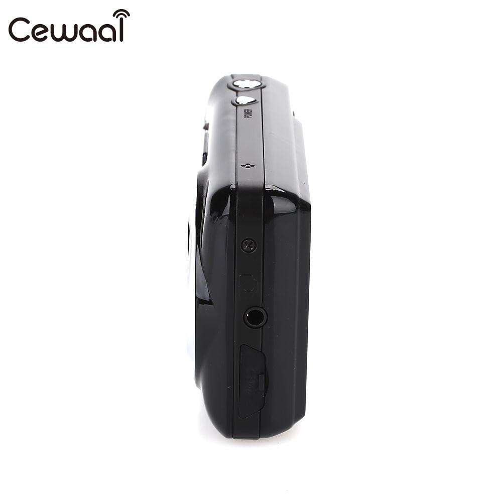 Cewaal câmera digital ultra preta com 1.6mp 1080p hd, filmadora dvr, câmera hd de 16mp e 1080p, gravadora de vídeo com precisão câmera 1080p dv