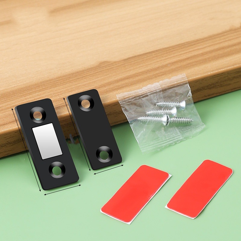 Schrank-Magnetverschluss, ultradünn, selbstklebend, Schrankverriegelung, magnetische Verschlüsse für Küchenschrank, Türschließen, magnetischer Türverschluss