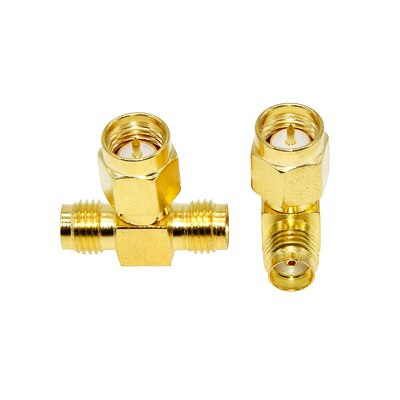 RP SMA adaptateur macho un hembra RP SMA adaptateur macho hembra RF Coaxial acoplamiento barril de nuez convertidor de nuez convertidor: no.19