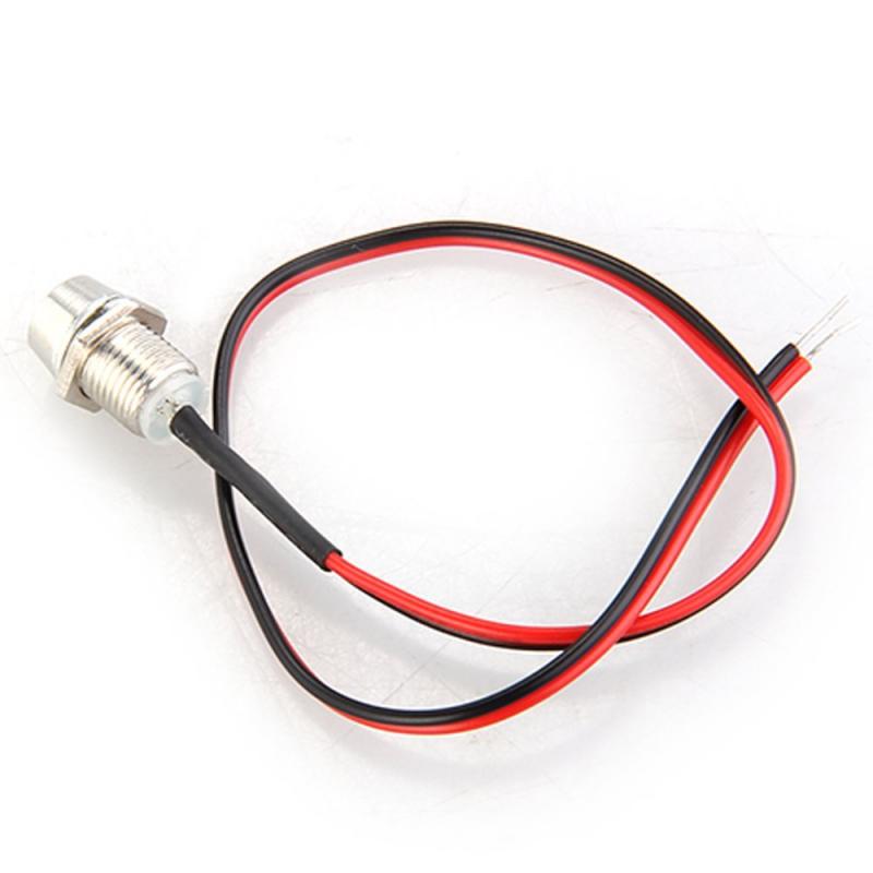 5/10PCS 12v 8mm LED PANEL DASH WARNING LIGHT INDICATOR LAMP Car Truck SUV Boat Motorcycle Signal Lamp Motorcycle Accessories