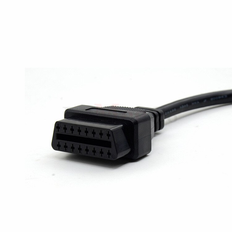 For Toyota 22Pin to OBDII 16Pin Female Connector Adapter Cable DLC Lead For Toyota 22 Pin Female to OBD2 16 Pin