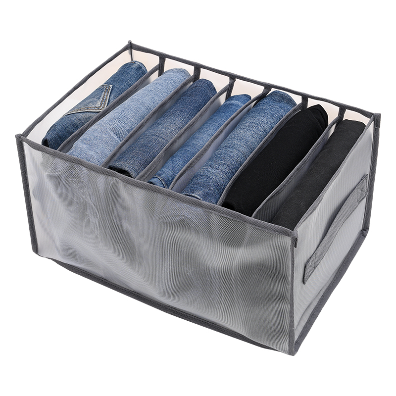 7 Compartiment Jeans Organizer Closet Organizer Closet Divider Lade Organizer Opvouwbare Ondergoed Organizer