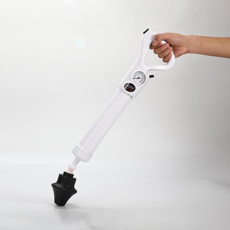 47.5x6cm High Pressure Air Drain Blaster Powerful Toilet Sink Plunger Auger Cleaner Impact Resistance Dredging Accessories