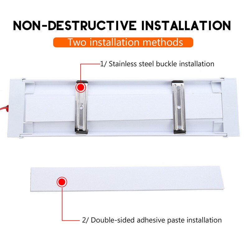 10W Car Interior Led Light Bar 72 LED White Light Tube with Switch for Van Lorry Truck RV for Camper Boat Indoor ceiling light