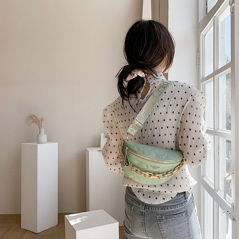 Retro Taille Tas Pu Lederen Fanny Pack Schoudertas Dames Alligator Patroon Taille Verpakking Vrouwen Riem Tas Multifunctionele Borst Zak