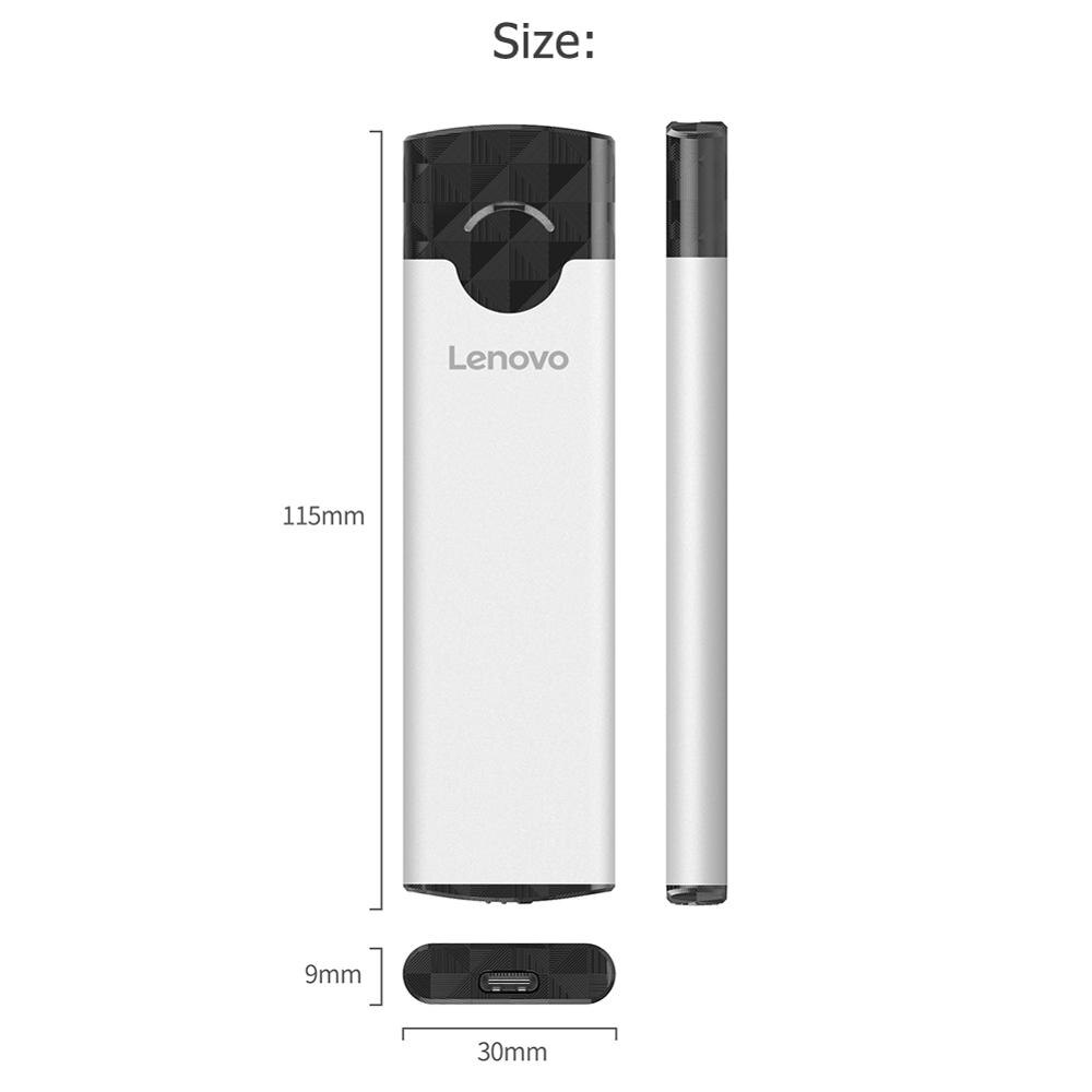 Lenovo boîtier M2 SSD, M.2 à USB 3.1 Type C boîtier pour disque