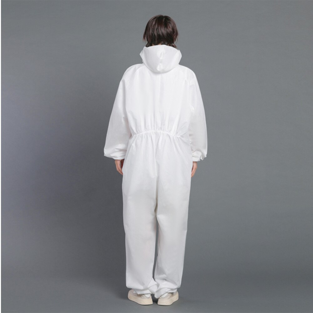 Beveiliging Kleding Anti-Statische Wegwerp Overall Stofdicht Kleding Pe Ademende Isolatie Kleding Arbeid Pak Een-