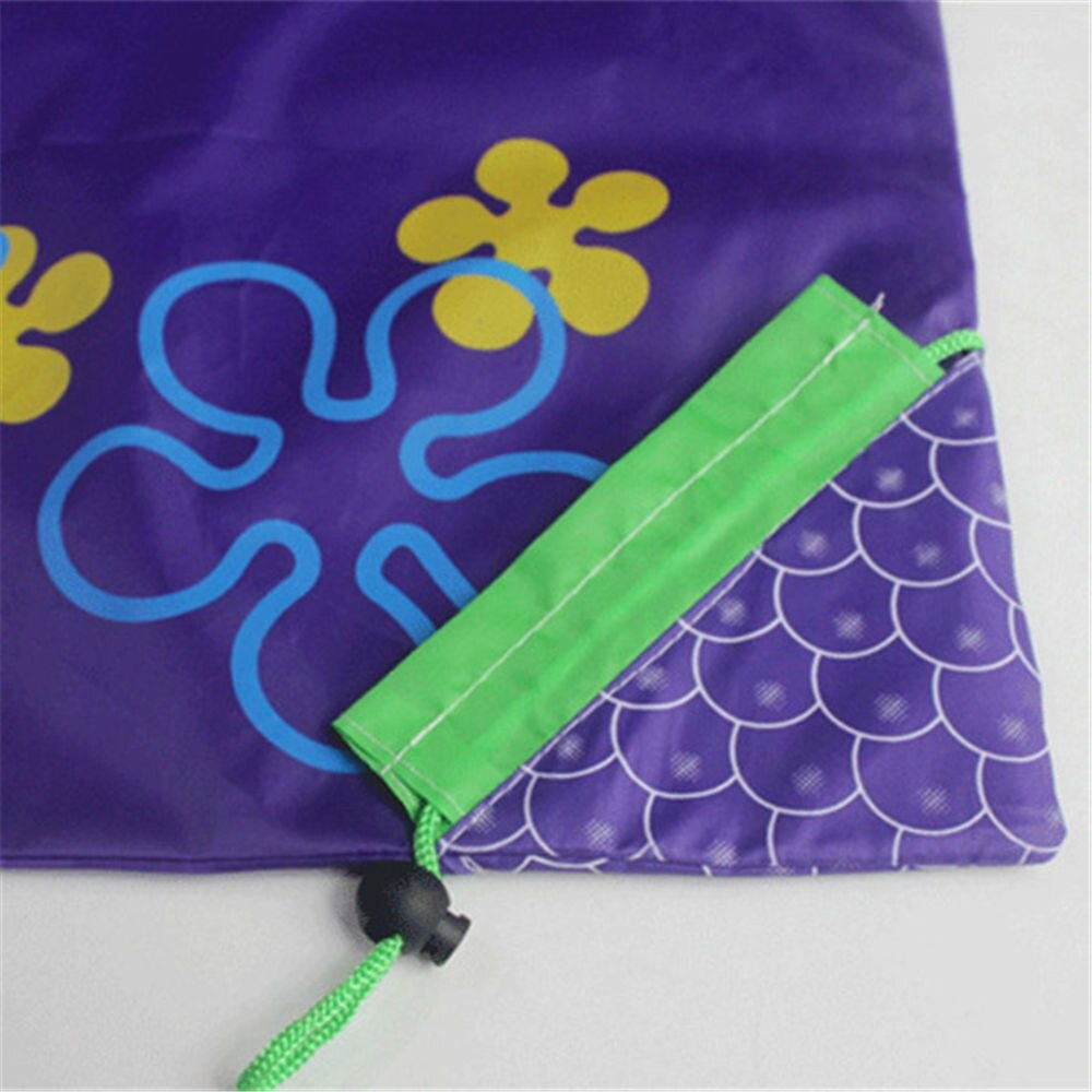 Nylon Foldable Reusable Shopping Bags Fruits Tote Eco Storage Large-capacity Handbag Waterproof Women No Zipper