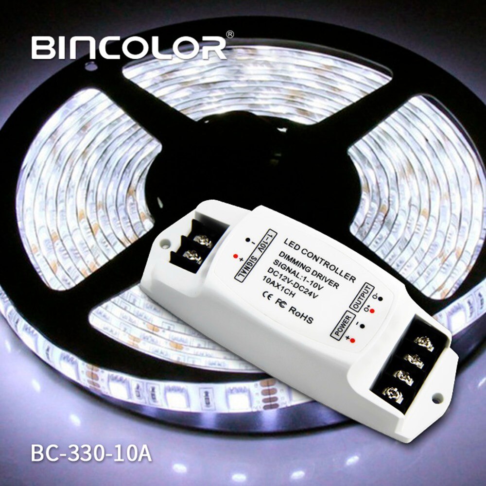 BC-330-5A LED Dimmen Driver 5A * 3CH 0-10 V LED Driver Constante Spanning PWM Driver BC-330-10A/1CH 0-10 v Dimmen Driver