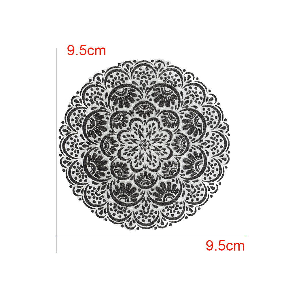9 cm Ronde Mandala Polymeer Klei Textuur Stempel Vellen Emboss Mat Indruk Modellering voor Keramisch Aardewerk DIY Sieraden Art Craft
