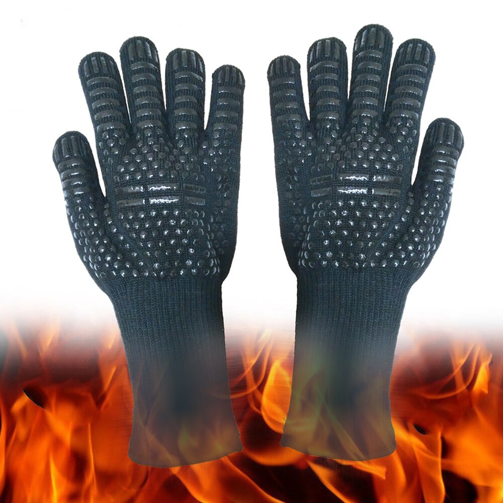 1Pc Extreme Hittebestendige Handschoenen Bbq Grillen Koken Oven Handschoenen 932 ℉ Beste [4]