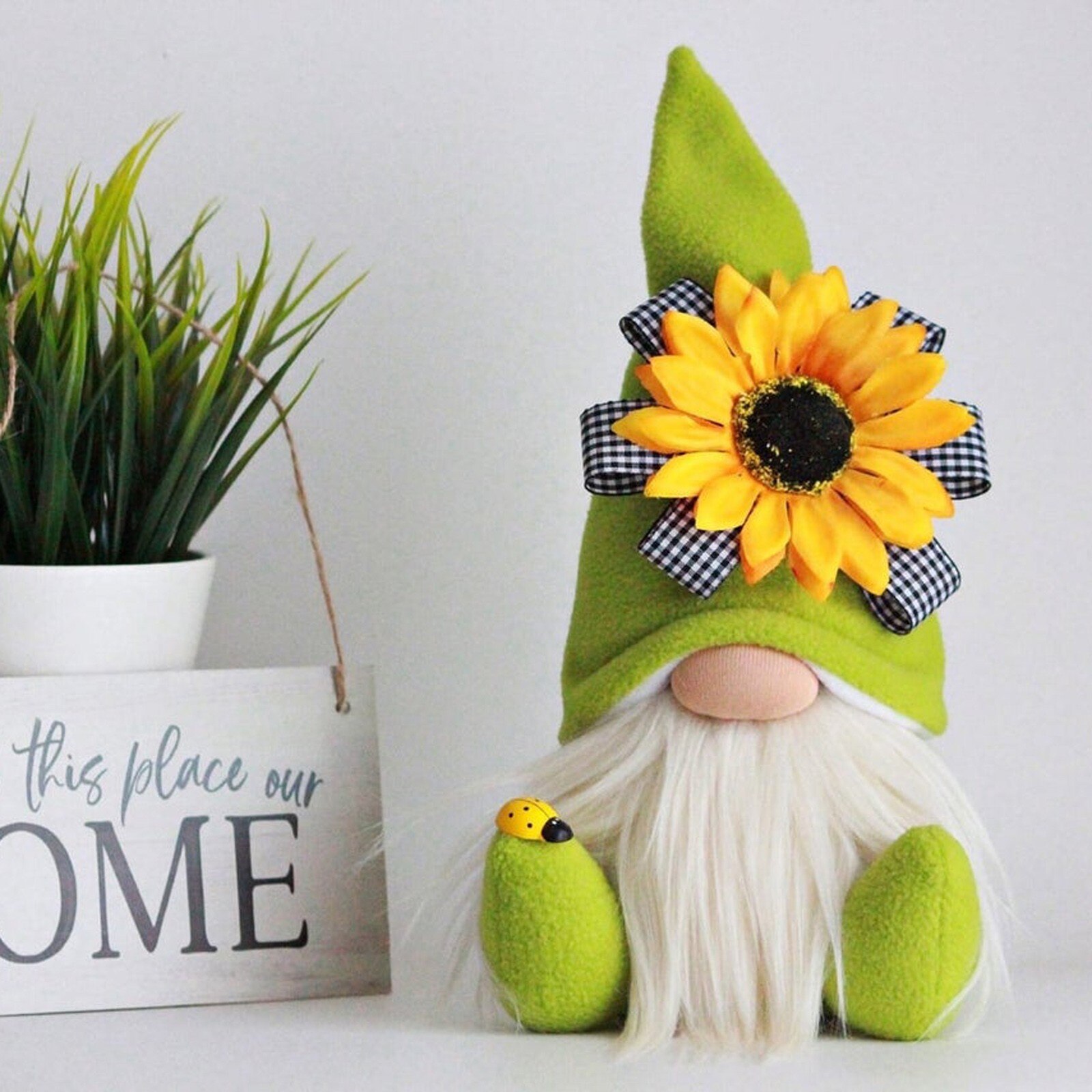 Bumble Bee Gestreepte Gnome Scandinavische Tomte Nisse Zweedse Honey Bee Elfs Thuis Boerderij Keuken Decor