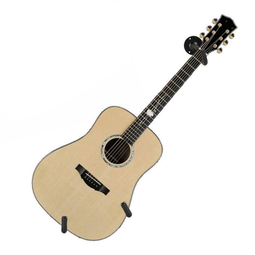 Duurzaam Akoestische Gitaar Hanger Haak Horizontale Guitar Wall Mount Houder Beugel Met Schroef Set
