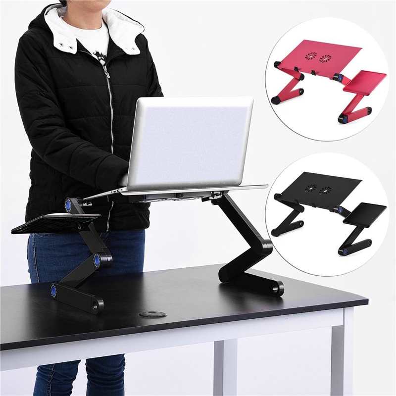 Verstelbare Opvouwbare Laptop Desk Table Stand Hou... Grandado