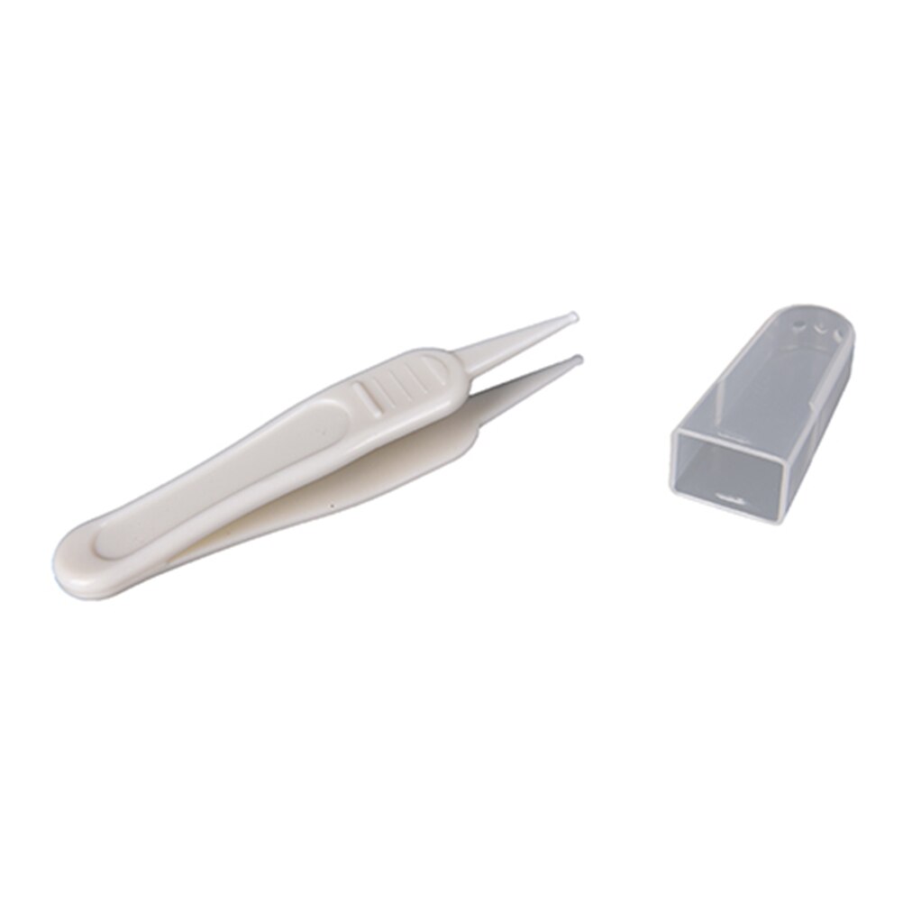 1PC Newborn Baby Safe Clean Tweezers, Safety ABS Plastic Baby Ear Nose Navel Cleaning Forceps Clips Baby Care