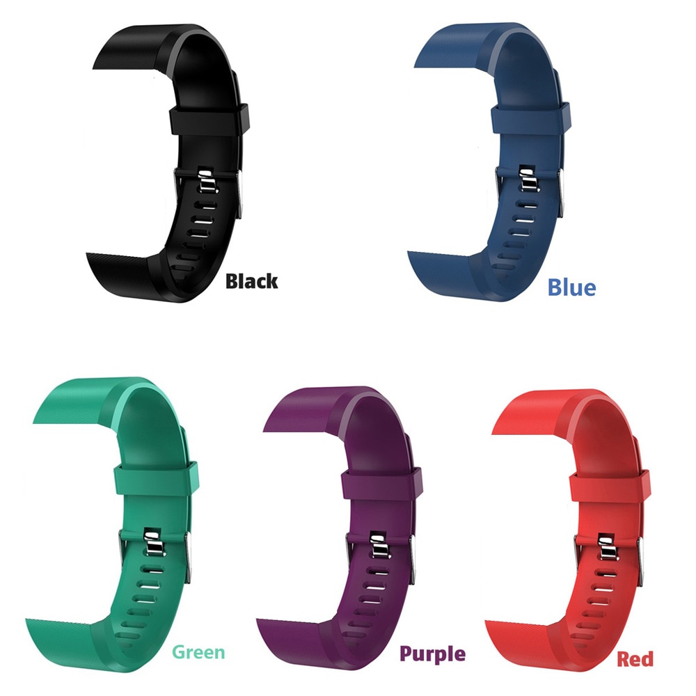 Wrist Band Strap Vervanging Siliconen Slimme Horloge Armband Horlogeband Voor ID115 Plus Smart Horloge