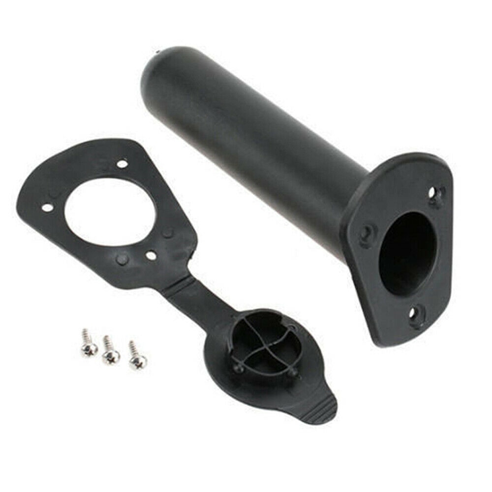 2pcs Flush Mount Fishing Boat Rod Holder Bracket With Cap Cover Kayak Fishing Tackle Rowing Boats Kayak Accessory Tool