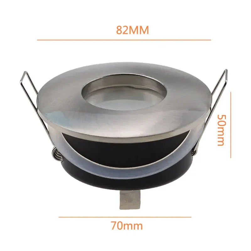 Takbelysning 7w dårlig  gu5.3 runde  gu10 MR16 spotlightarmatur innfelt vanntett  ip65 ledet downlight: Foranderlig