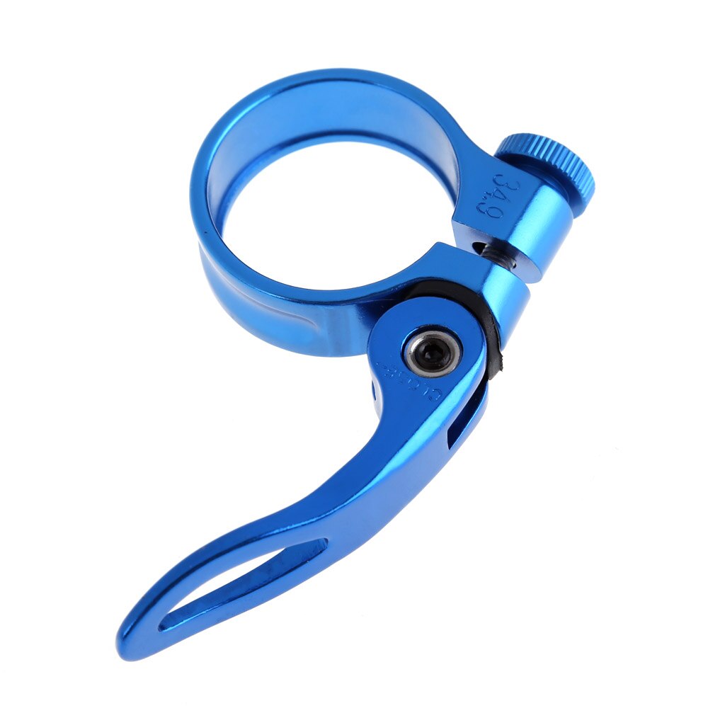 34.9Mm Mtb Zadel Zadelpen Clip Quick Release Bike Zadelklem Bmx Racefiets Fiets Zadelpen Clip Fietsen accessoires: Blue