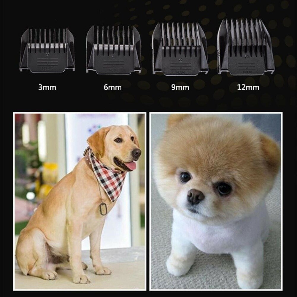 Cortadora de pelo eléctrica para perros y mascotas, cortaúñas para gato, máquina de afeitar, tijeras de aseo, recargable por USB, bajo ruido