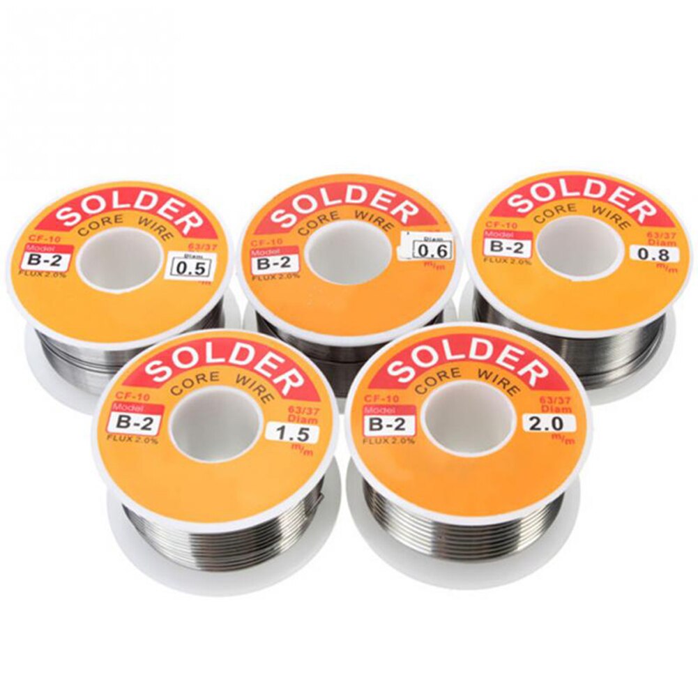 50g 0.3/0.4/0.5/0.6/0.8/1.0mm tin lood tin draad gesmolten hars kern soldeer tin draad spoel desoldeerpomp lassen soldeergereedschap