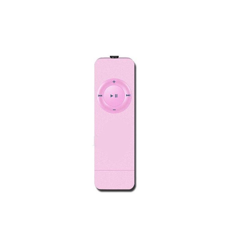 3 Kleuren Usb In-Line Card MP3 Speler U Schijf MP3 Speler MP3 Speler Ondersteuning Micro Tf kaart Voor: Roze