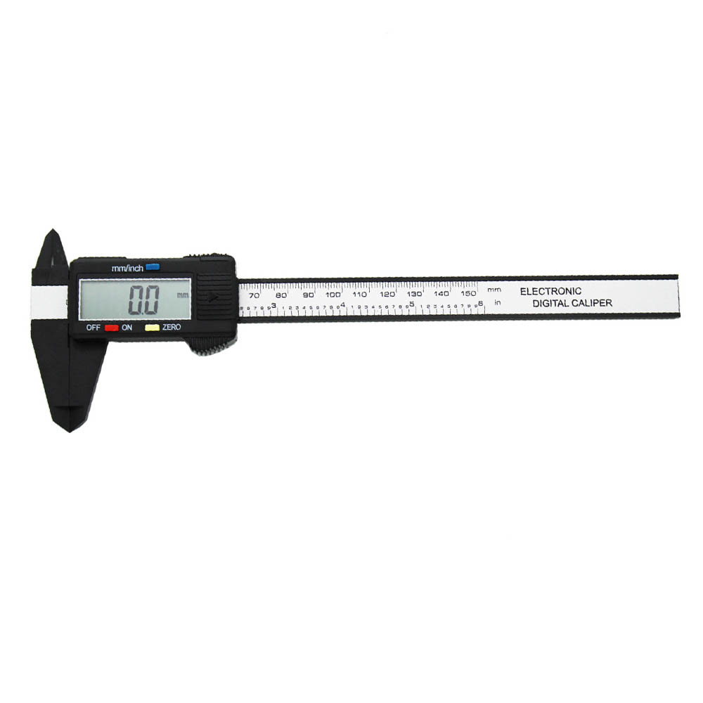 Digital Vernier Calipers Measure 150mm 6inch LCD Electronic Carbon Fiber Gauge Height Measuring Instruments Micrometer