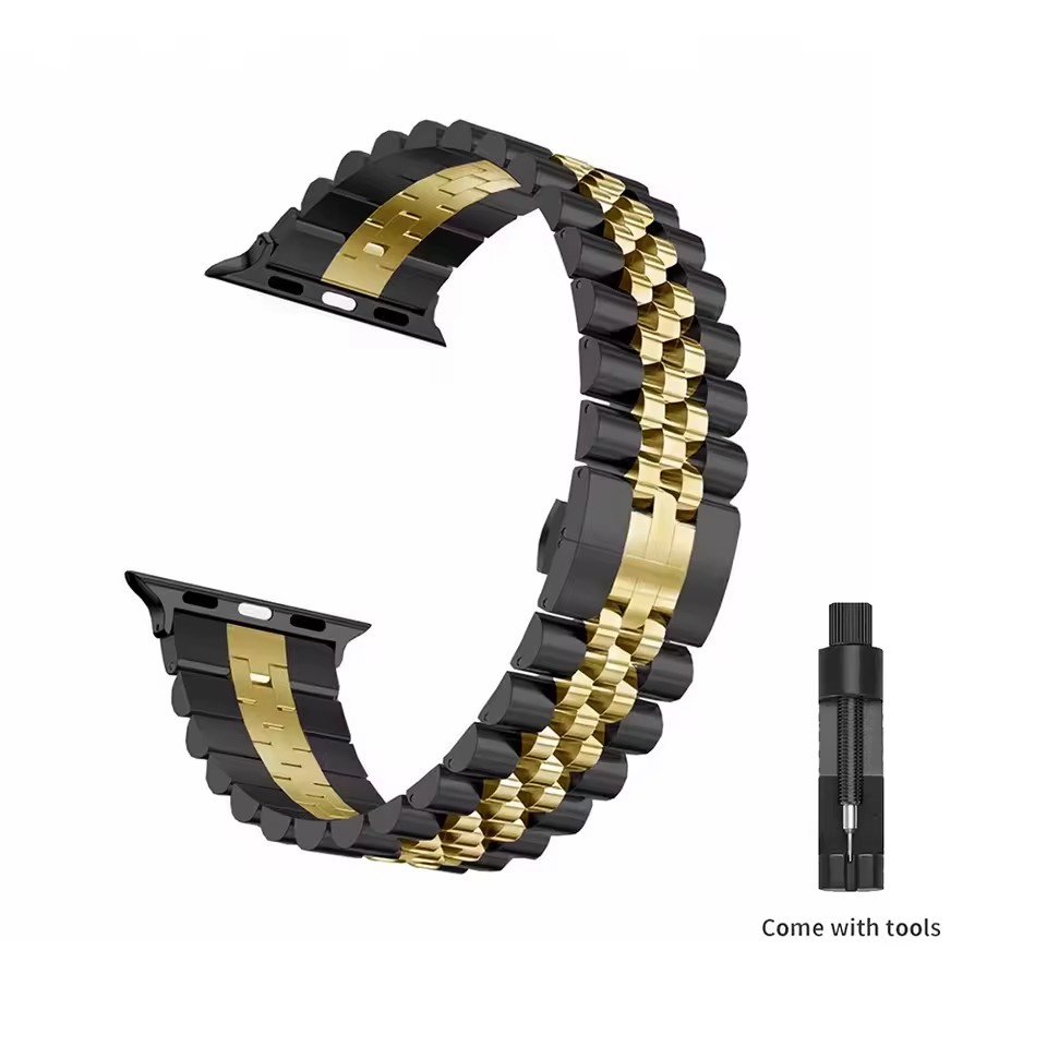 Stalen horlogeband voor Apple Watch Ultra Band ultra 49 mm 40 mm 44 mm Metaal 38 mm 42 38 IWatch-serie 10 9 8 7 6 SE 5 4 45 mm 46 mm: Paars Groen / 12mm